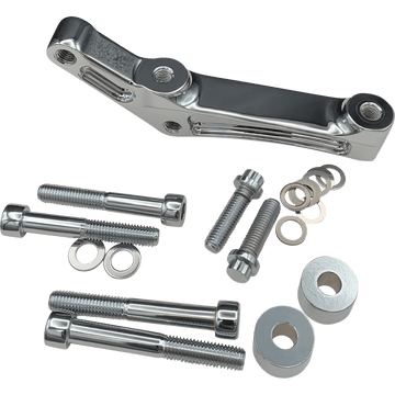 HAWG HALTERS Radial Caliper Mount Adapter Kit Chrome FBRMMC108