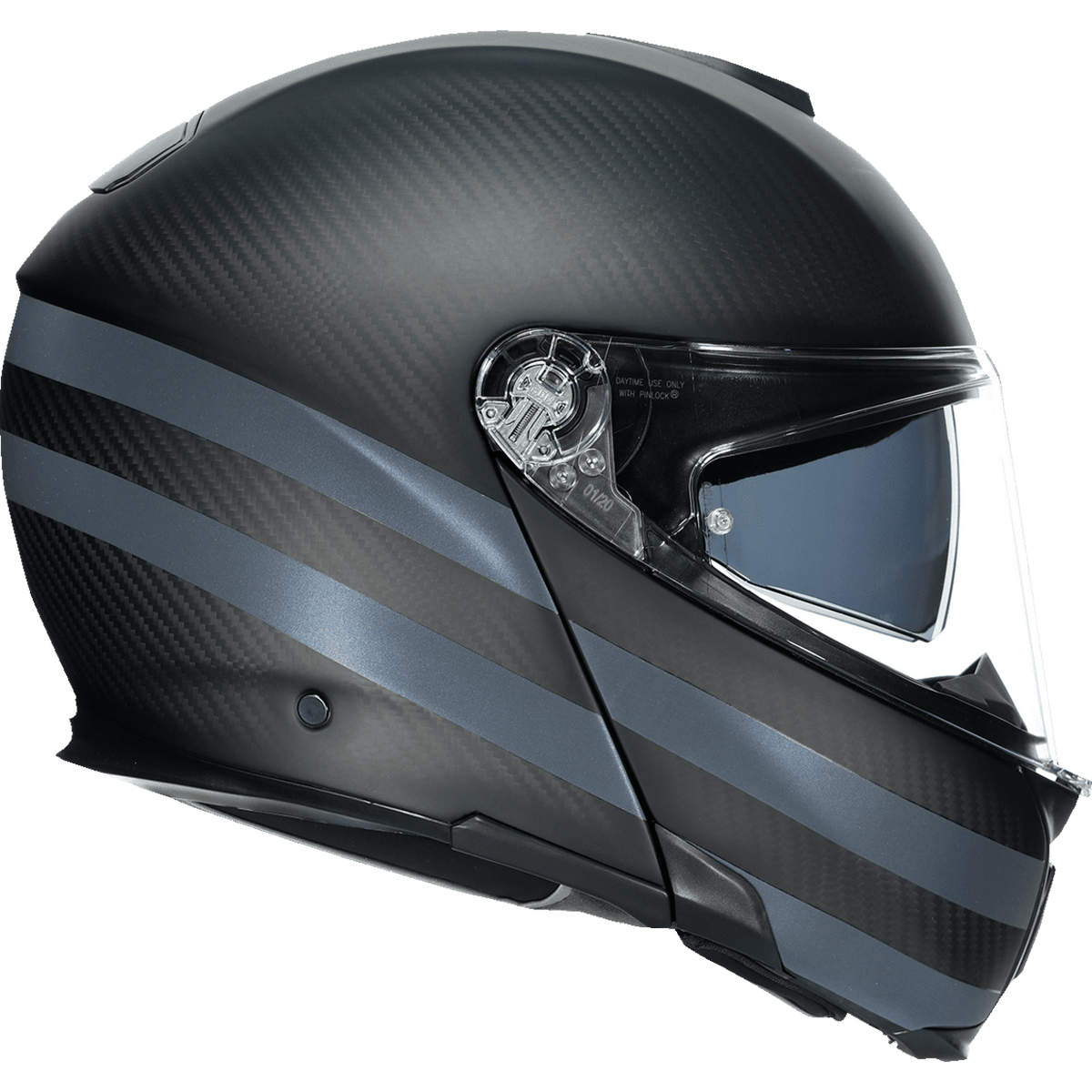 AGV SportModular Helmet Dark Refractive Carbon/Black Medium 211201O2IY01412