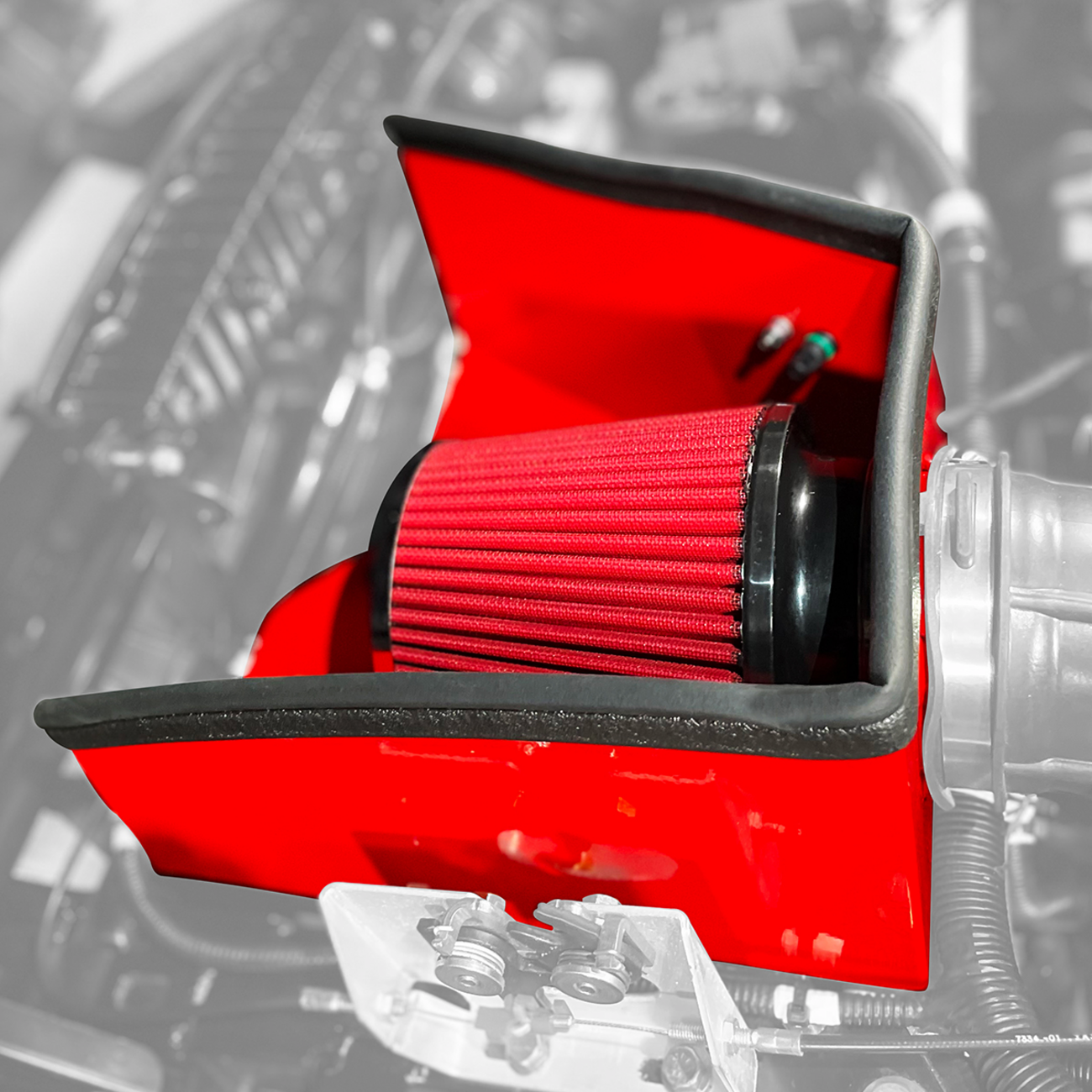 SHOW CHROME Performance Cold Air Intake Kit Red Slingshot 44109