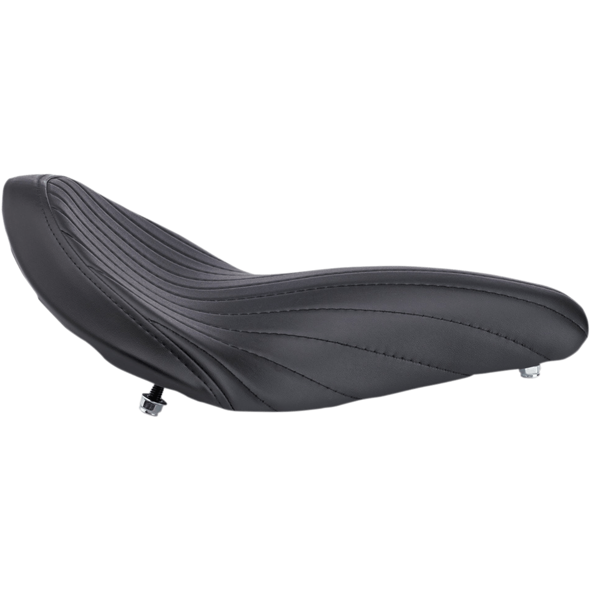 BILTWELL Solo 2 Seat Black Tuck and Roll 4004105