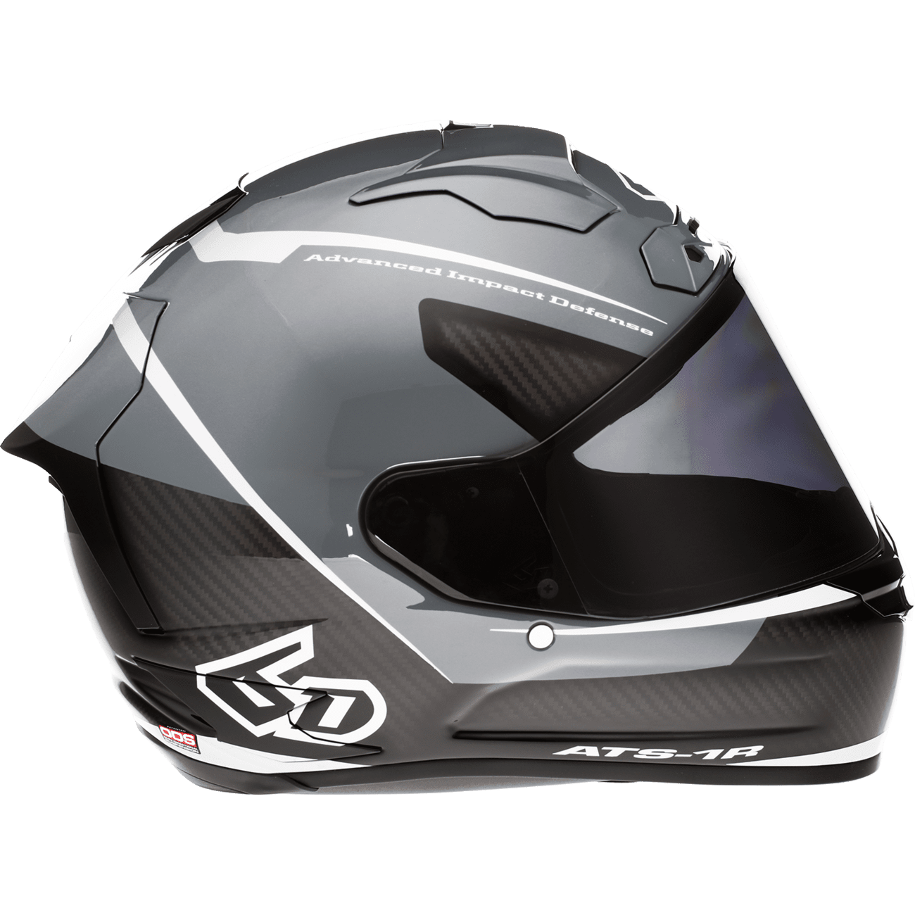 6D HELMETS ATS-1R Helmet Alpha Silver Small 300585