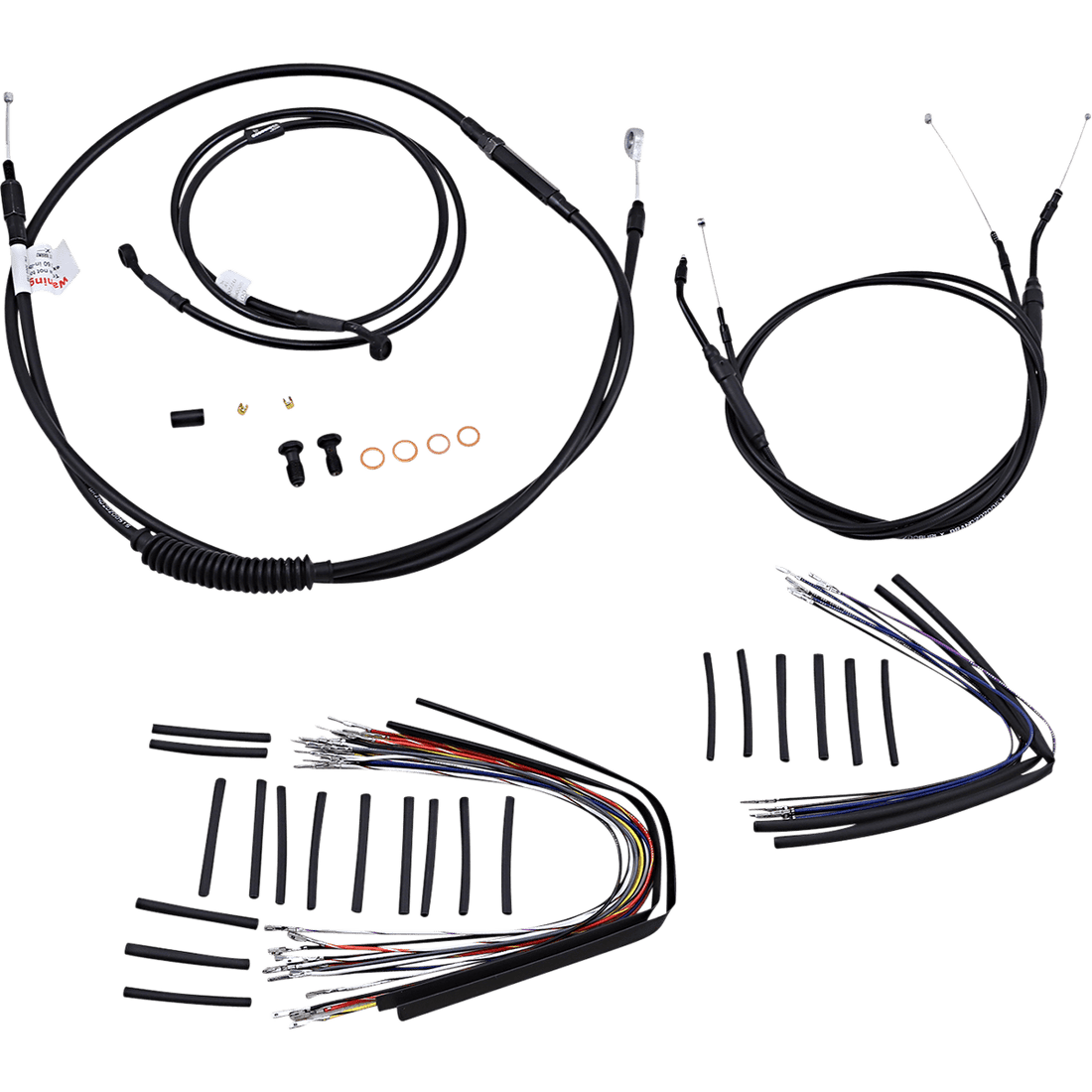 BURLY BRAND Control Kit 14" Ape Hanger Handlebars B301040