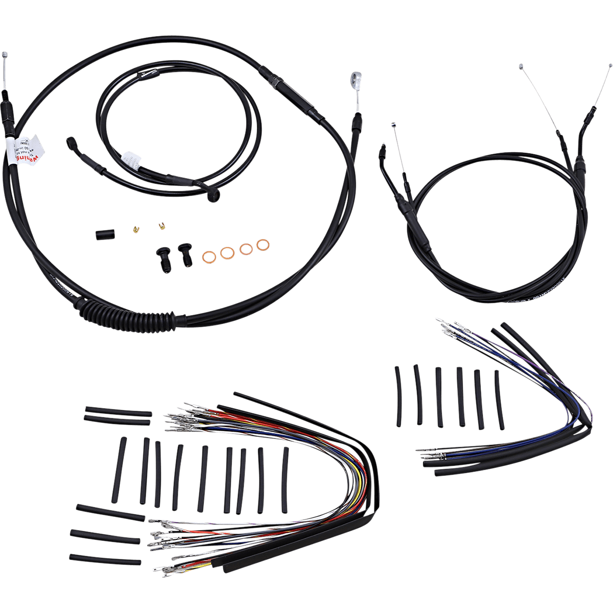 BURLY BRAND Control Kit 14" Ape Hanger Handlebars B301040