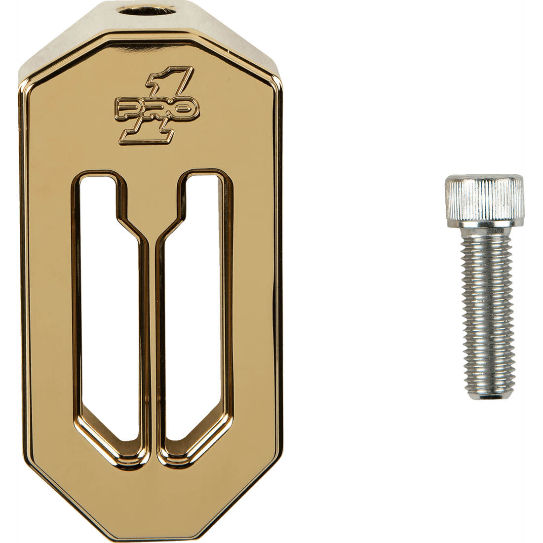 PRO-ONE PERF.MFG. Touring Brake Peg Gold 500747TIN