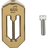 PRO-ONE PERF.MFG. Touring Brake Peg Gold 500747TIN