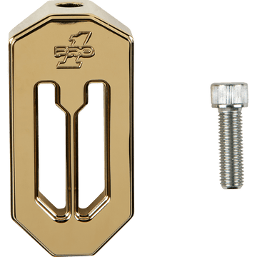 PRO-ONE PERF.MFG. Touring Brake Peg Gold 500747TIN