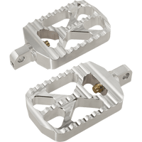 JOKER MACHINE Bear Claw Footpegs Silver Harley-Davidson 086461