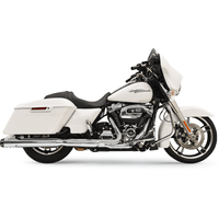 BASSANI XHAUST 4" Quick Change Series Slip-On Mufflers Chrome 1F742