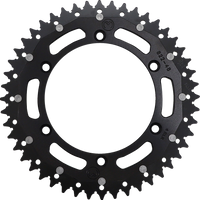 MOOSE RACING Dual Sprocket Black 48 Tooth