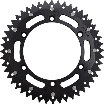 MOOSE RACING Dual Sprocket Black 48 Tooth