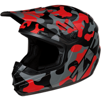 Z1R Youth Rise Helmet Camo Red Small