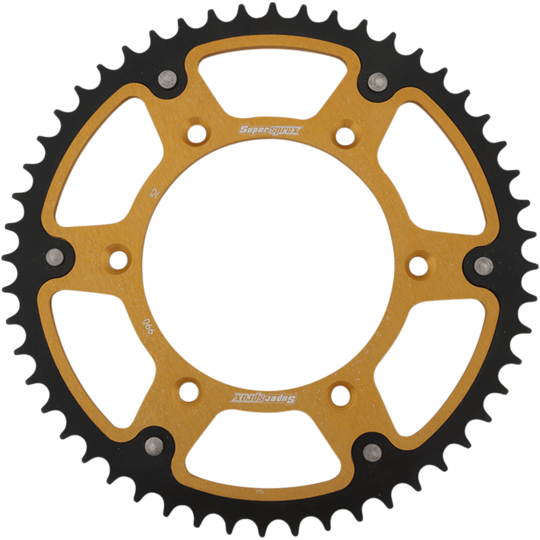 SUPERSPROX Stealth Rear Sprocket 52 Tooth Gold Husaberg/Husqvarna/KTM RST99052GLD