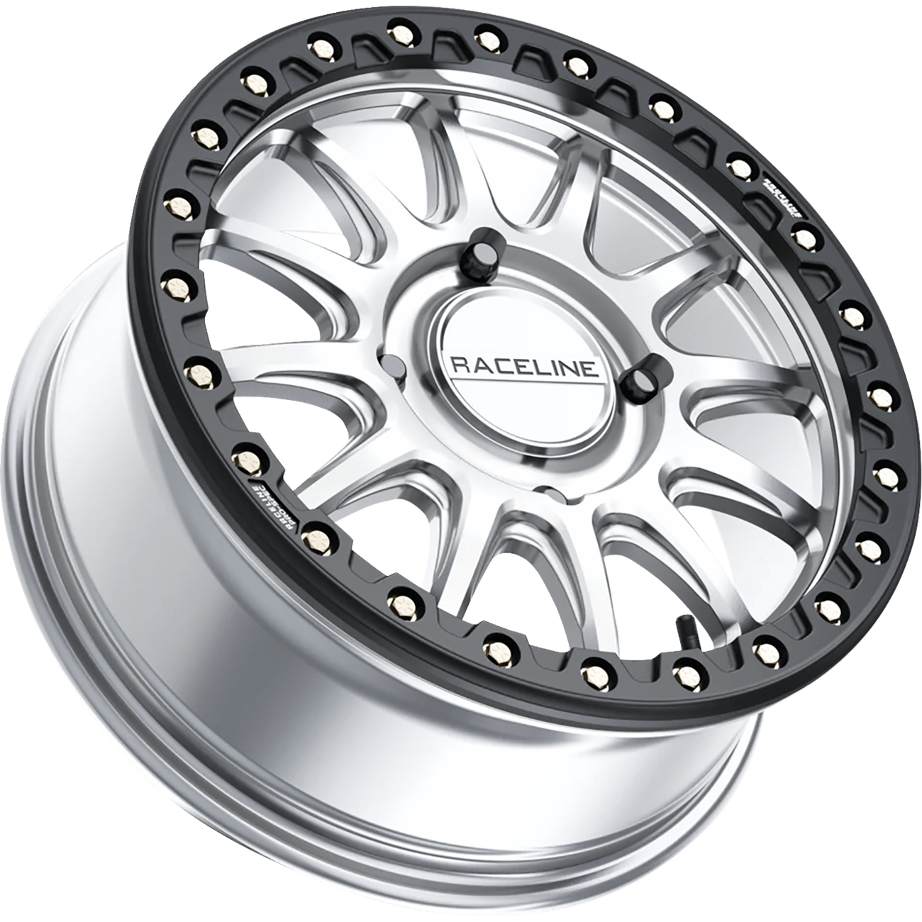 RACELINE WHEELS Wheel Alpha Front/Rear Hyper Silver/with Black Ring 17x7 4/137 +40 mm A14SB77037+40