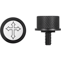 FIGURATI DESIGNS Seat Mounting Knob Black Cross