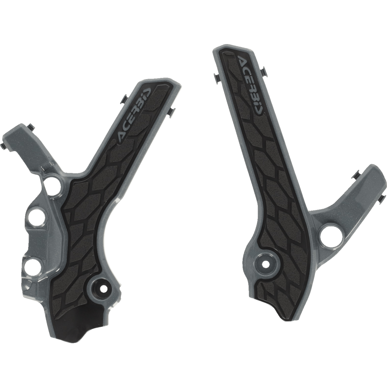 ACERBIS X-Grip Frame Guards Gray/Black DR-Z 400S/E/SM