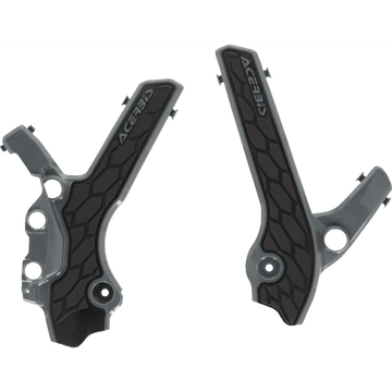 ACERBIS X-Grip Frame Guards Gray/Black DR-Z 400S/E/SM