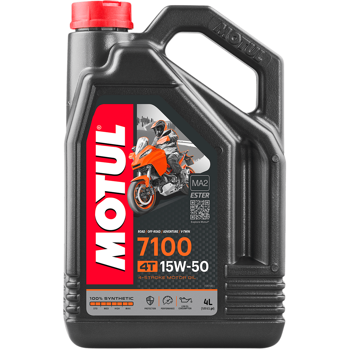 MOTUL 7100 4T Synthetic Oil 15W-50 4L 104299