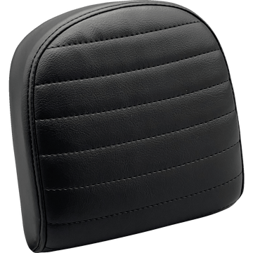 LE PERA Sissy Bar Pad Small Pleated Dull Black LSBP03PTDULL