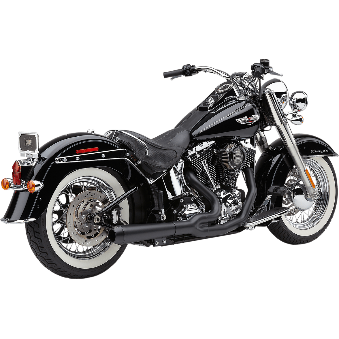 COBRA El Diablo Exhaust Black '12-'17 Softail 6483B