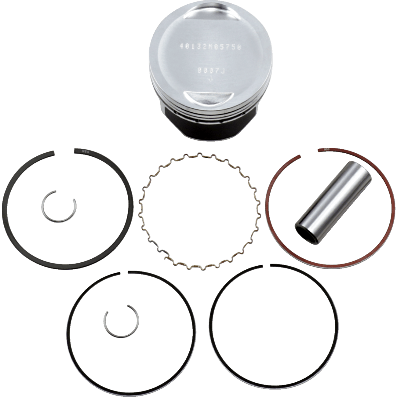 WISECO Piston Kit 57.50 mm Honda 40132M05750