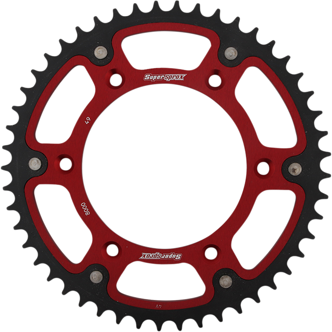 SUPERSPROX Stealth Rear Sprocket 49 Tooth Red Beta RST800049RED