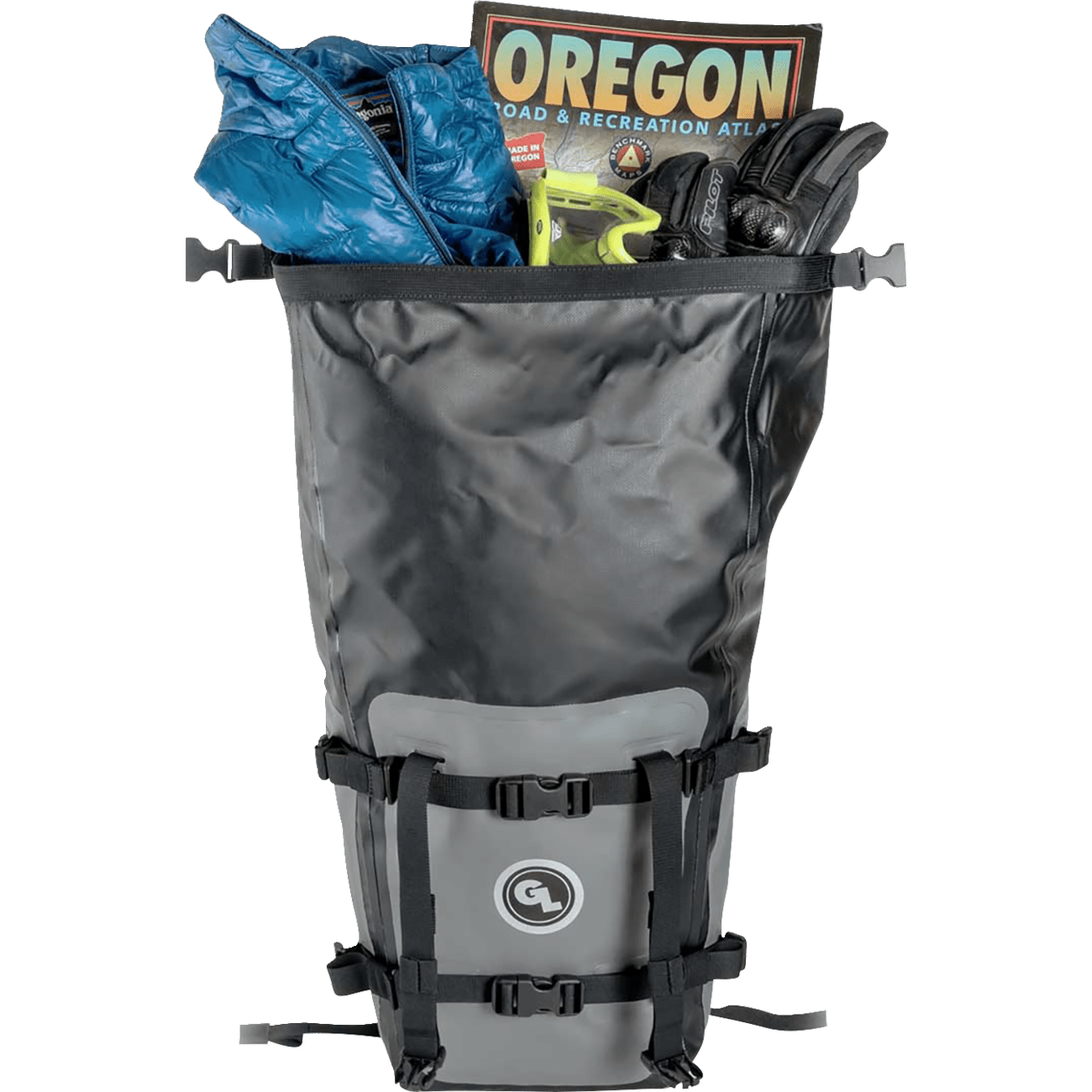 GIANT LOOP Mototrekk Panniers™ Gray/Black MTPN17