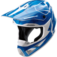 MOOSE RACING F.I. Helmet Agroid Camo MIPS® Blue/White XS 01107766