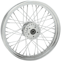 DRAG SPECIALTIES Wheel Laced 40 Spoke Front Chrome 19x2.5