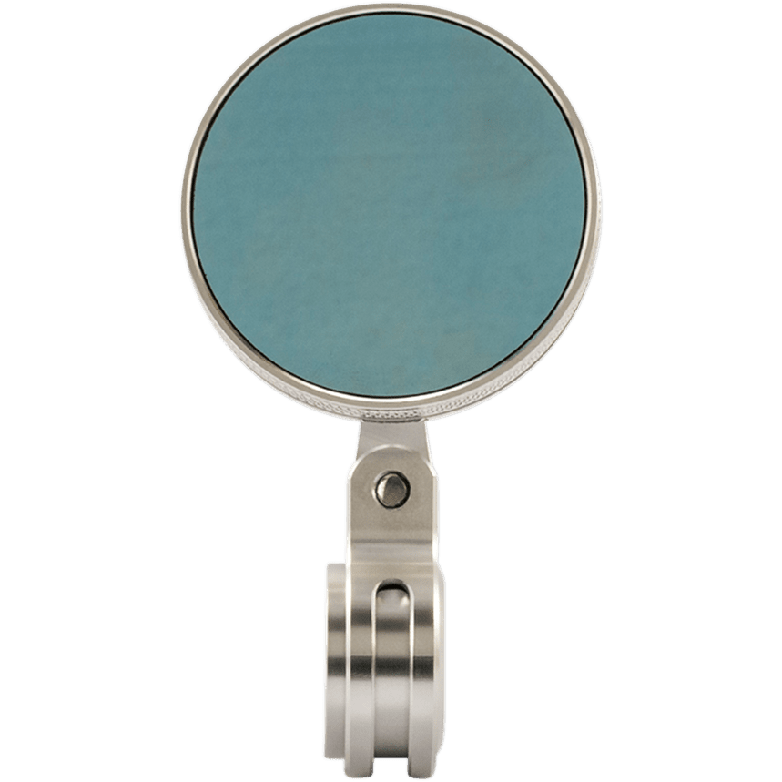 PUIG HI-TECH PARTS Mirror Tracker Rear View Round Silver 9506D