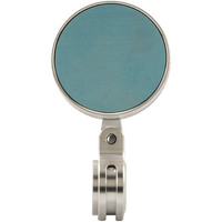 PUIG HI-TECH PARTS Mirror Tracker Rear View Round Silver 9506D