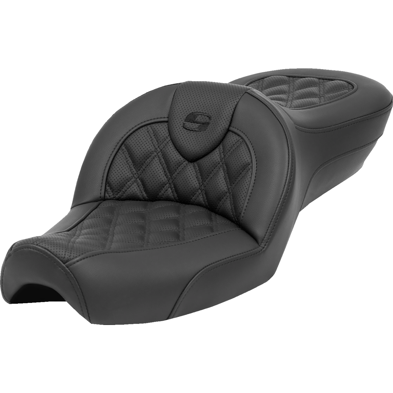 SADDLEMEN Roadsofa™ Seat without Backrest Lattice Stitch XL '79-'03