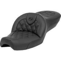 SADDLEMEN Roadsofa™ Seat without Backrest Lattice Stitch XL '79-'03