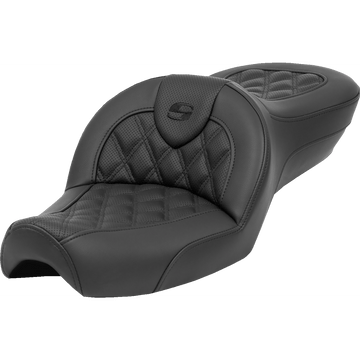 SADDLEMEN Roadsofa™ Seat without Backrest Lattice Stitch XL '79-'03