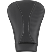 SADDLEMEN Dominator Pillion Pad Sport Black w/ Gray Stitching FL '08-'23 80807B0242L