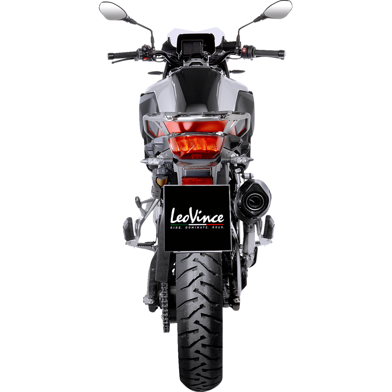 LEOVINCE Nero Slip-On Muffler Black Stainless Steel 14055U