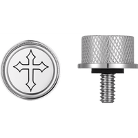 FIGURATI DESIGNS Seat Mounting Knob Stainless Steel Cross