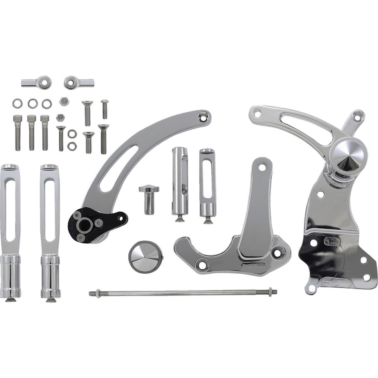 ACCUTRONIX Forward Control Chrome Slotted FC305SSC