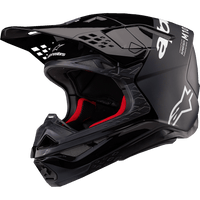 ALPINESTARS Supertech M10 Helmet Flood MIPS® Black/Dark Gray XS 83010231310XS