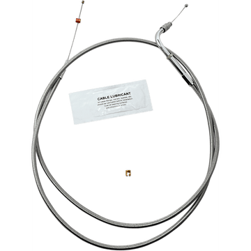 BARNETT Throttle Cable +10" Stainless Steel