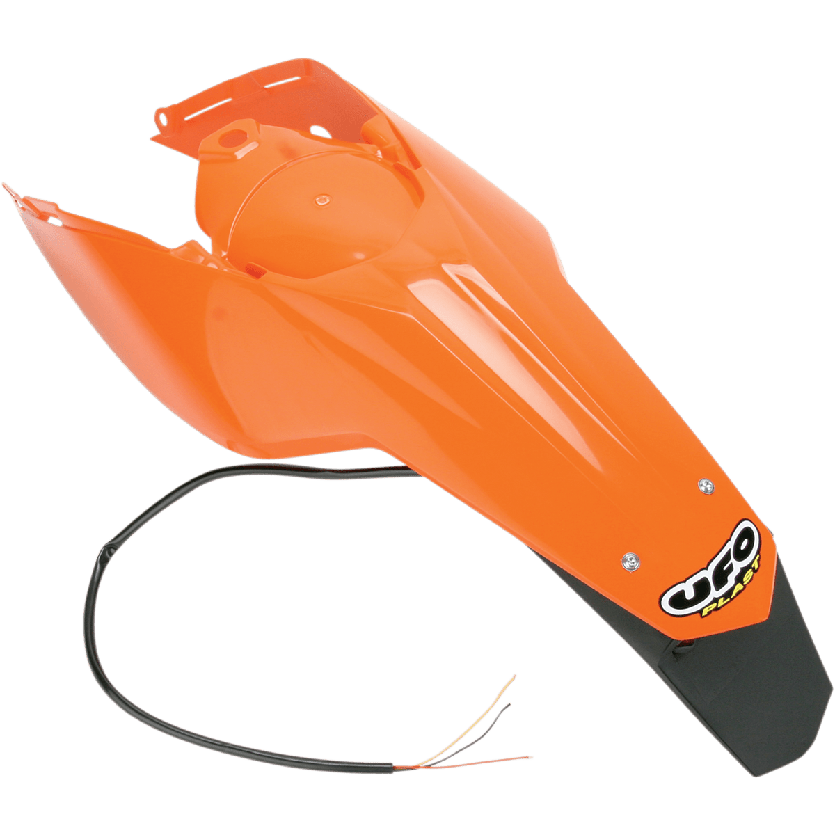 UFO Enduro Rear Fender with Light '98 '20 KTM Orange