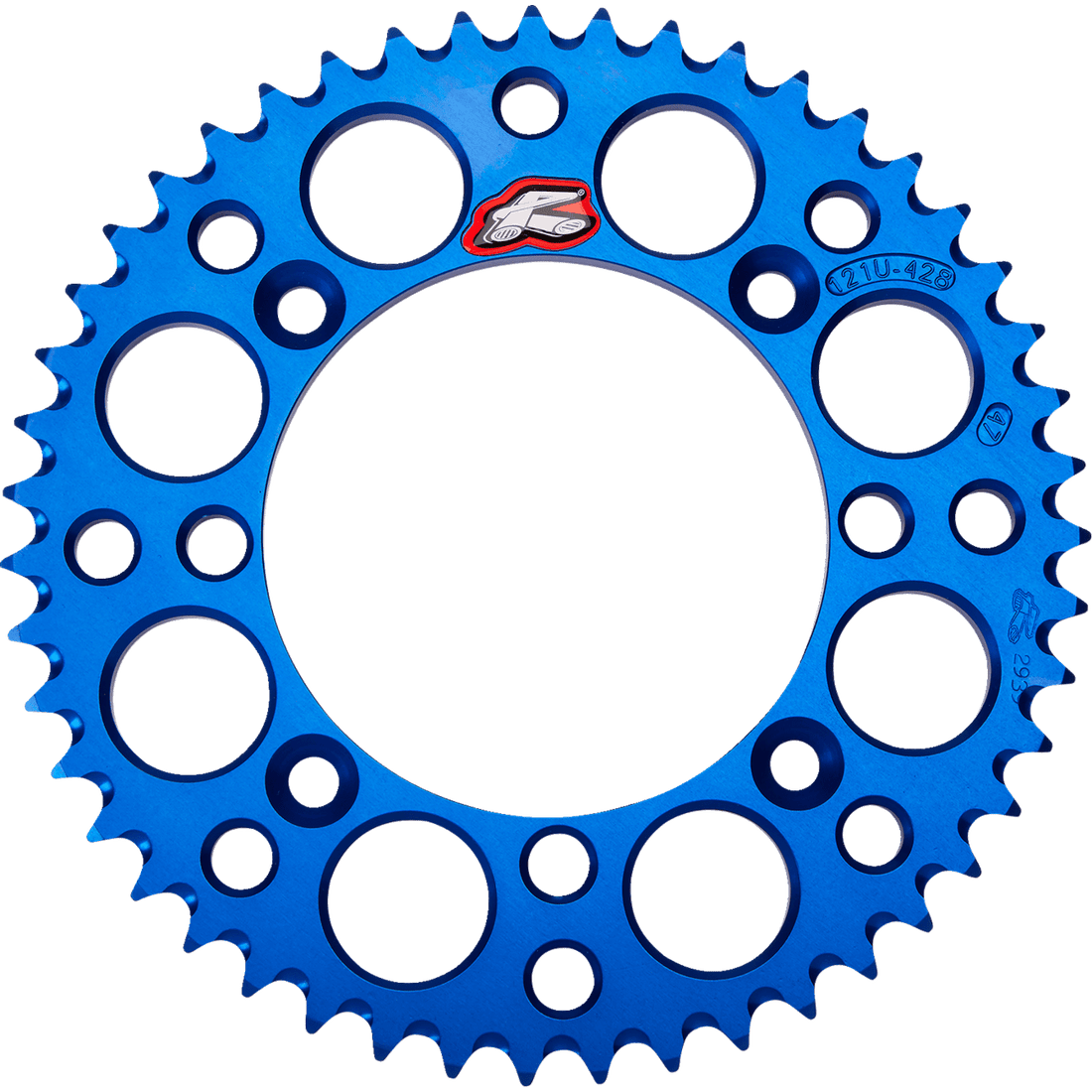 RENTHAL Rear Sprocket Blue 47 Tooth 121U42847GPBU