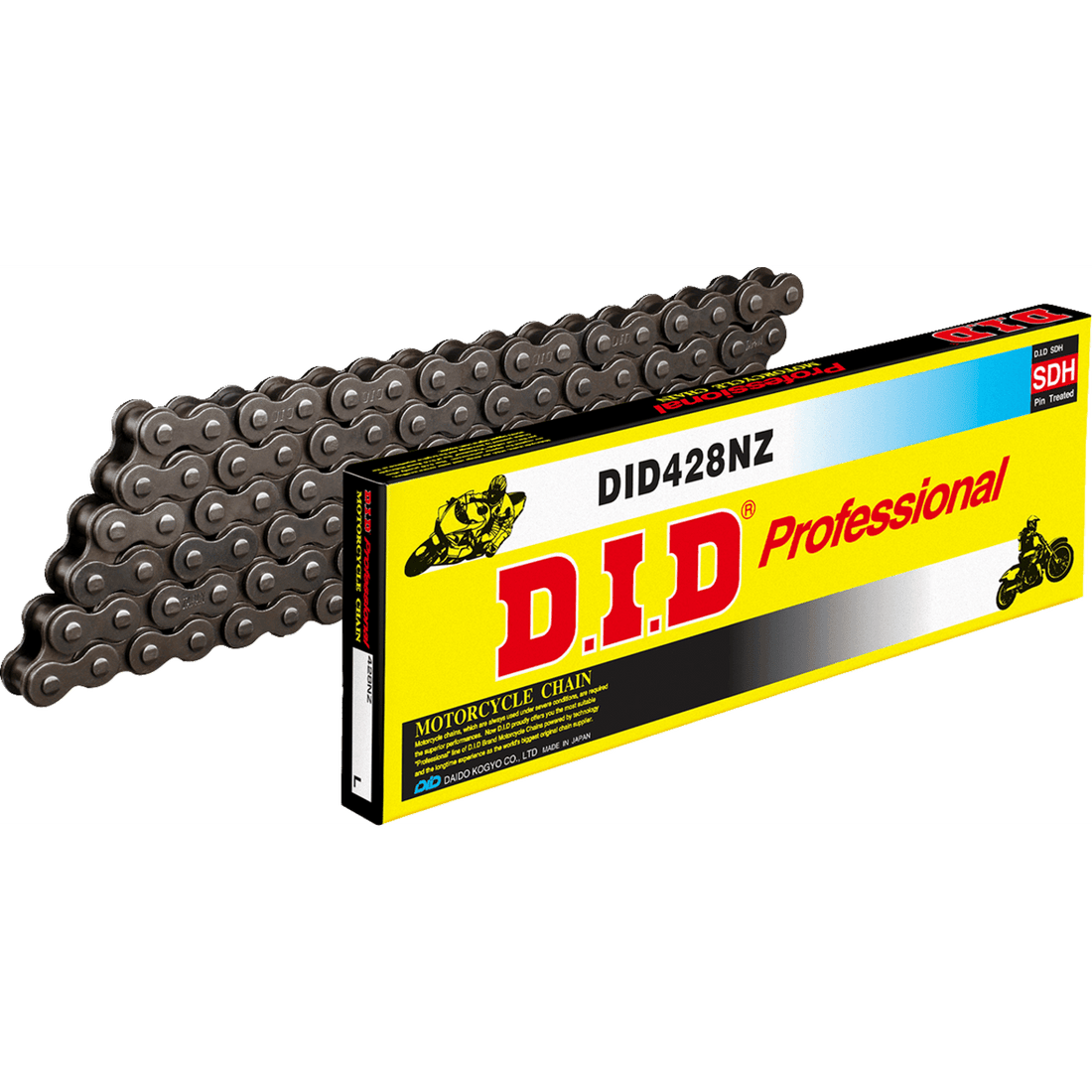 DID 428 NZ Series Drive Chain 120 Links Black