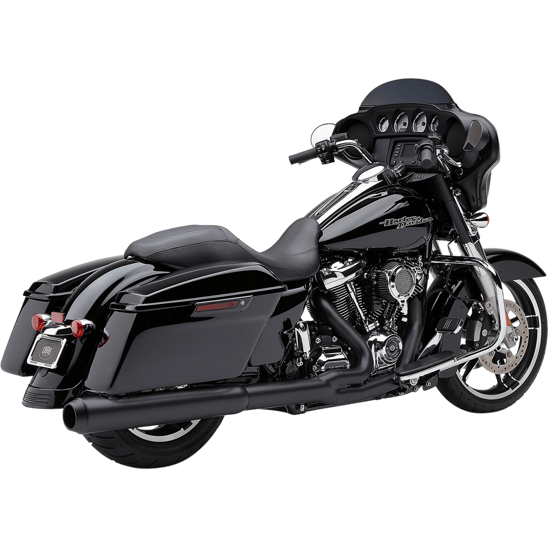 COBRA Powr-Flo 2:1 Exhaust Black '17-'20 FL 6451RB