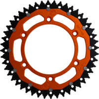 MOOSE RACING Dual Sprocket Orange 48 Tooth