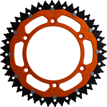 MOOSE RACING Dual Sprocket Orange 48 Tooth