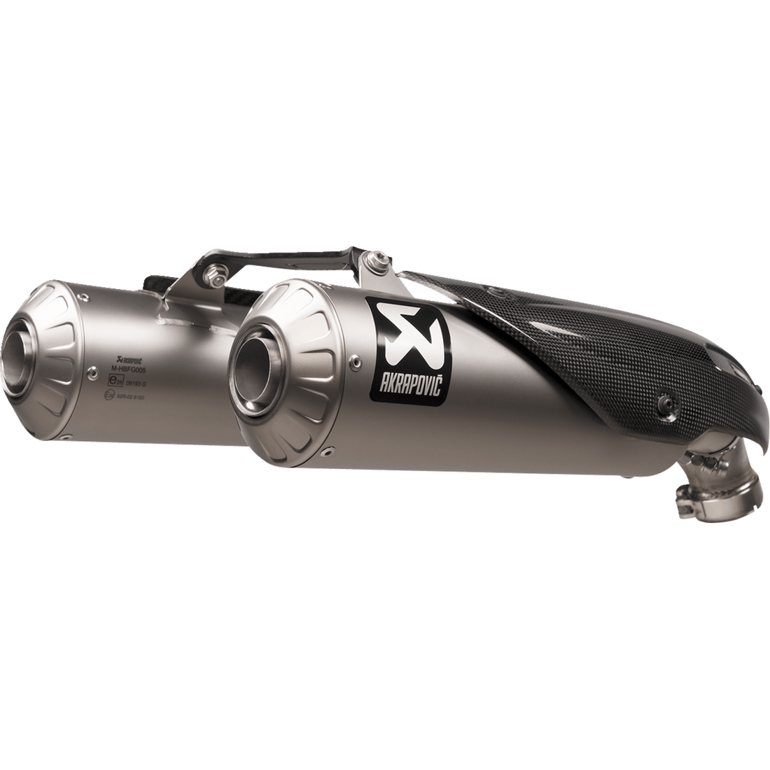 AKRAPOVIC Slip-On Muffler Titanium SD11SO13HBFGT