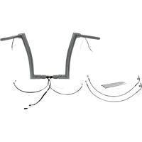 FAT BAGGERS INC. Handlebar Kit Flat Top 14" Chrome 601314