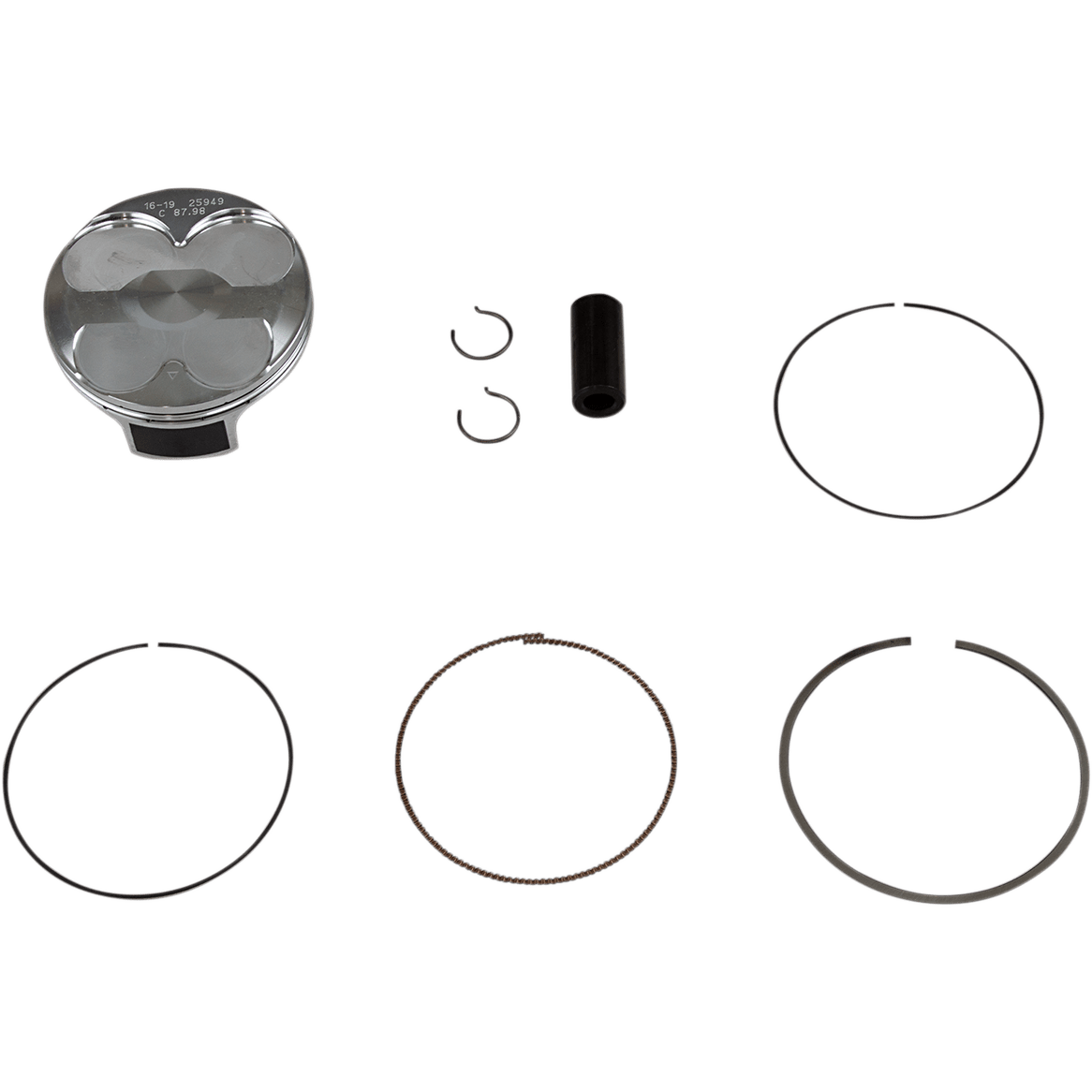 VERTEX Piston Kit Gas Gas EC350F | Husqvarna FC/FE/FX350 | KTM EXC-F/SX-F/XC-F/XCF-W350 87.97 mm 24116B