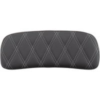 DRAG SPECIALTIES Chopped Tour-Pak Pad Double Diamond Black/Silver