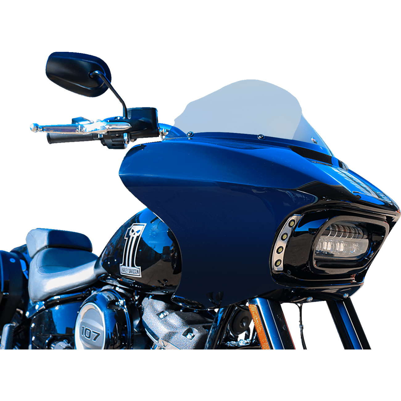 PAUL YAFFE BAGGER NATION Sharknado® Fairing 9" Windshield Harley Davidson